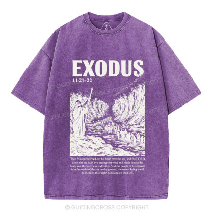 Exodus Christian Washed T-Shirt