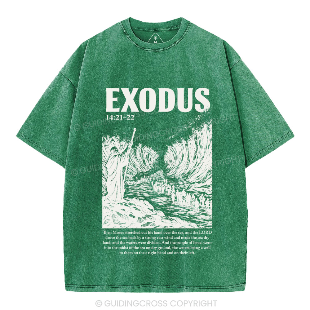 Exodus Christian Washed T-Shirt
