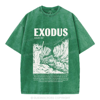 Exodus Christian Washed T-Shirt