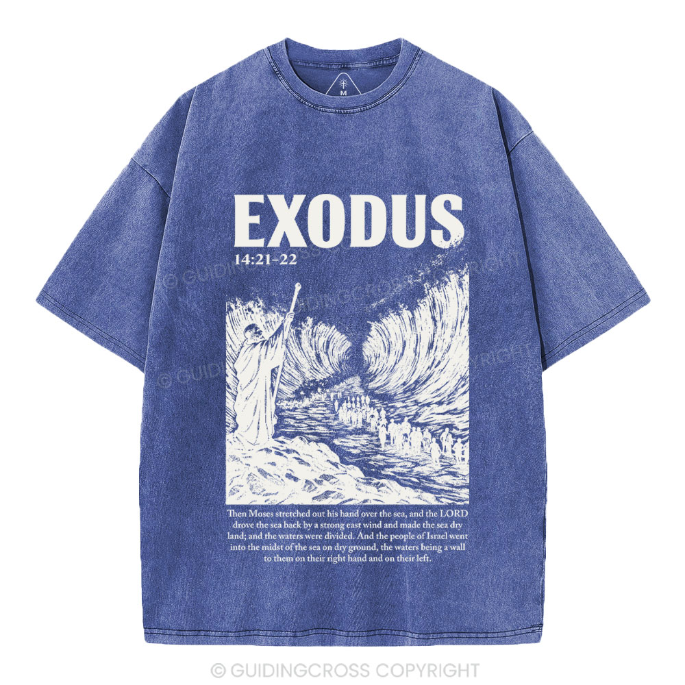 Exodus Christian Washed T-Shirt