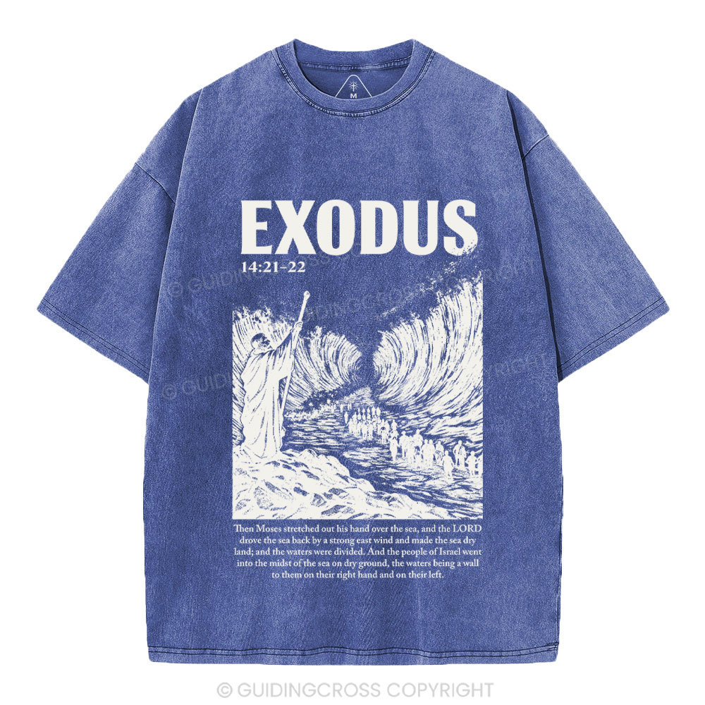 Exodus Christian Washed T-Shirt