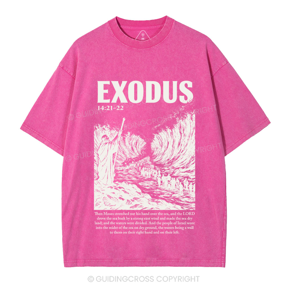 Exodus Christian Washed T-Shirt
