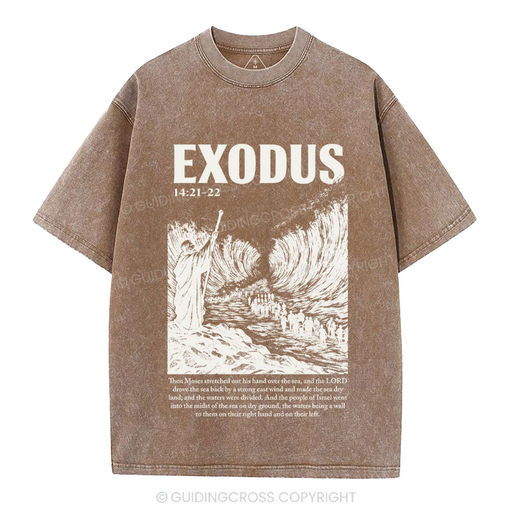 Exodus Christian Washed T-Shirt