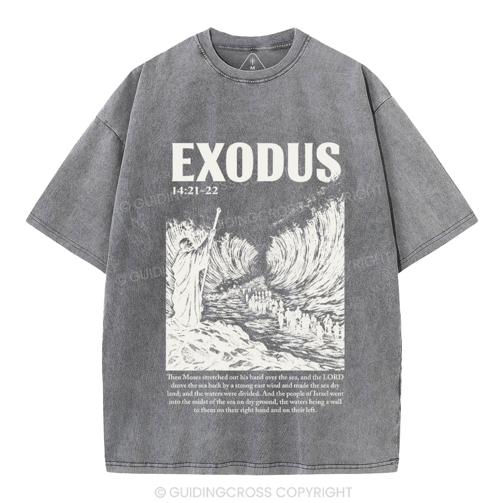 Exodus Christian Washed T-Shirt