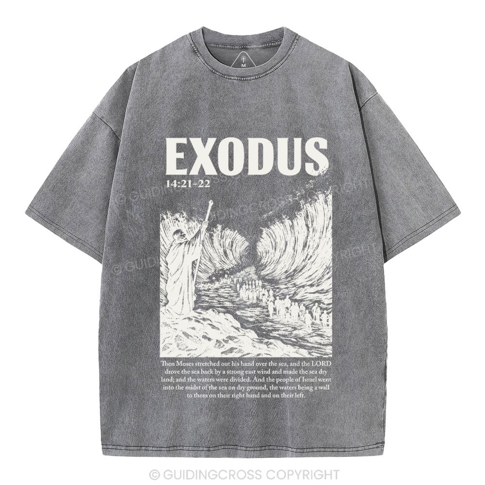 Exodus Christian Washed T-Shirt