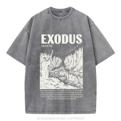 Exodus Christian Washed T-Shirt