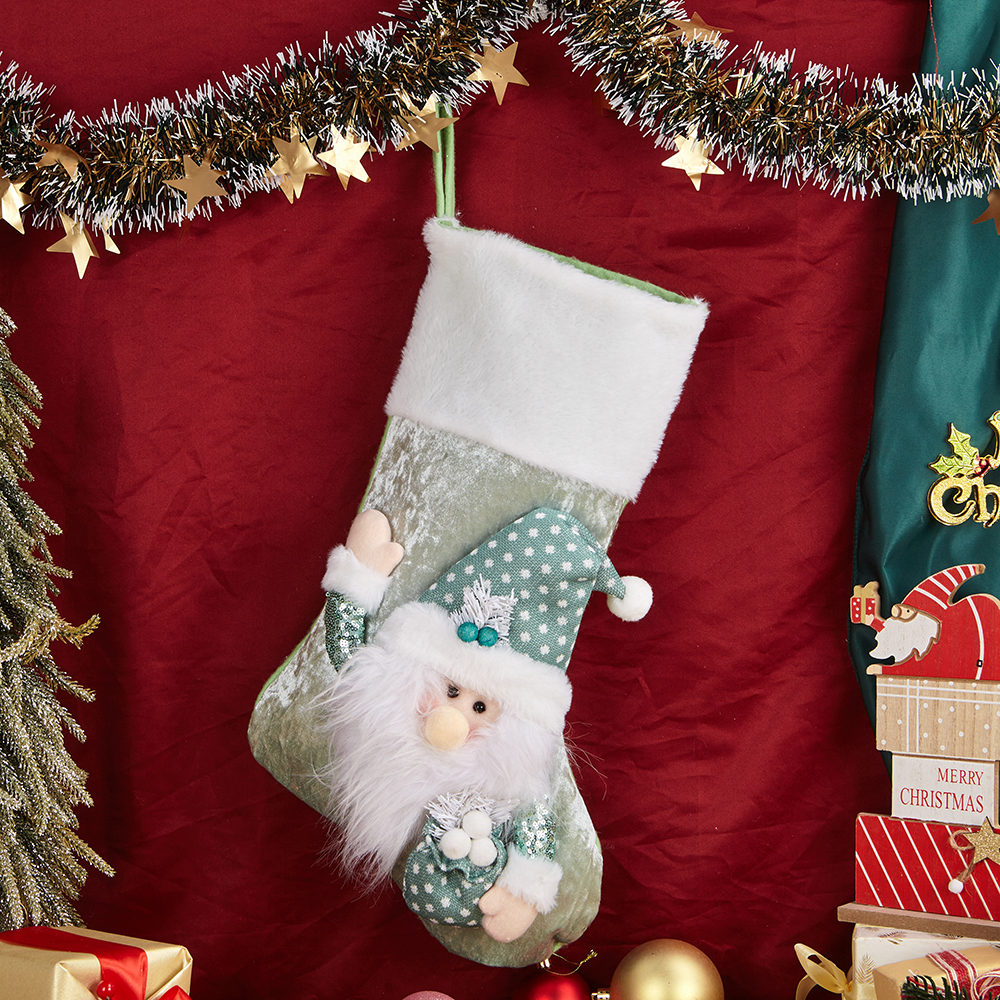 Facecloth 3D Christmas Stocking