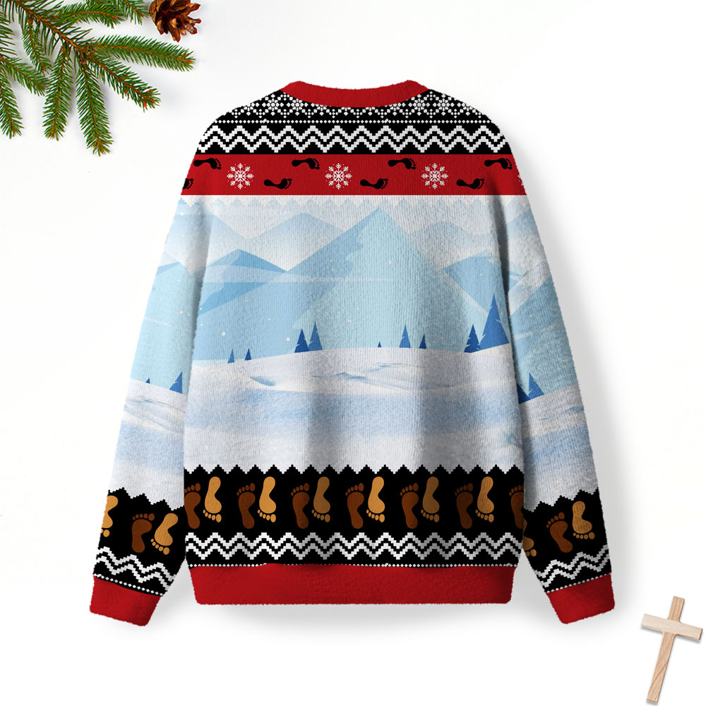 Faith Can Move Mountain Christian Lightweight Sweater