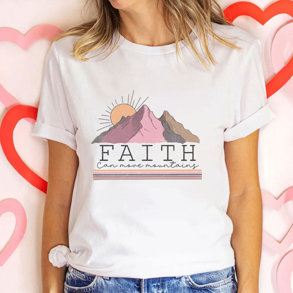 Faith Can Move Mountain Christian T-Shirt