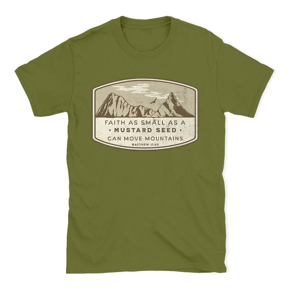 Faith Can Move Mountains Christian T-Shirt