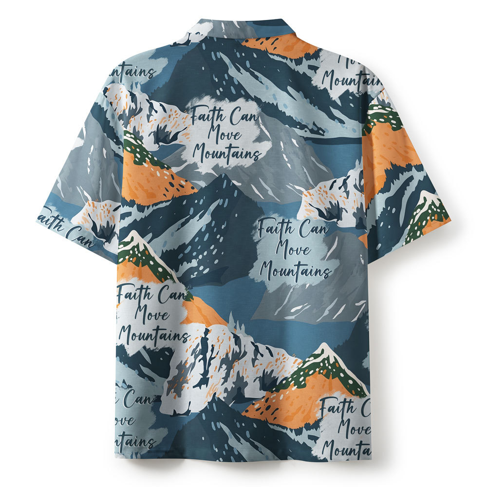 Faith Can Move Mountian Christian Hawaiian Shirt 