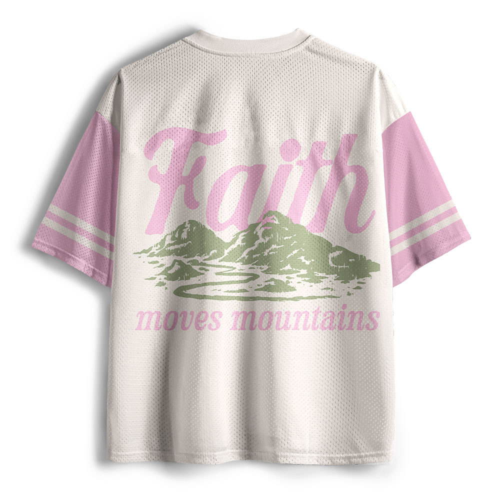 Faith Can Move Mountians Christian Mesh Jersey