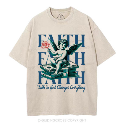 Faith Chrisitan Washed T-Shirt