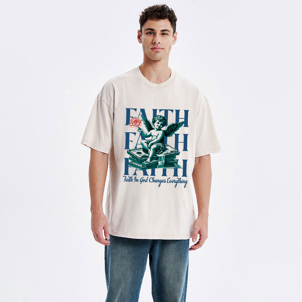 Faith Chrisitan Washed T-Shirt