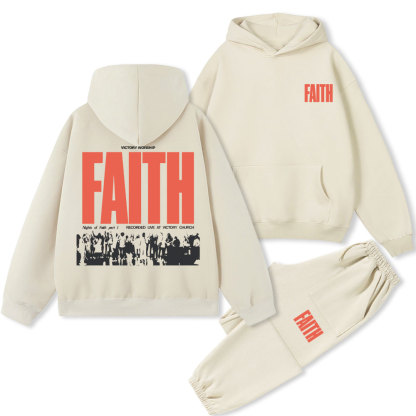 Faith Christian Premium Fleece Hoodie Set