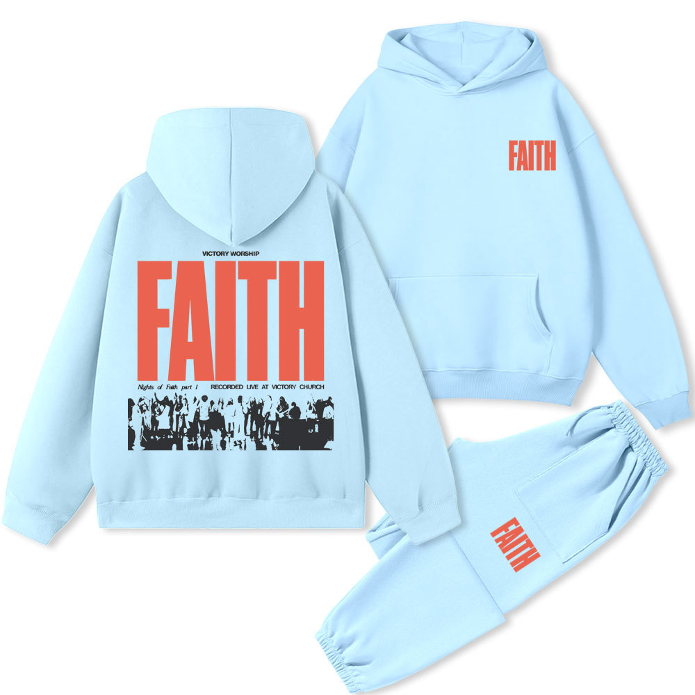 Faith Christian Premium Fleece Hoodie Set