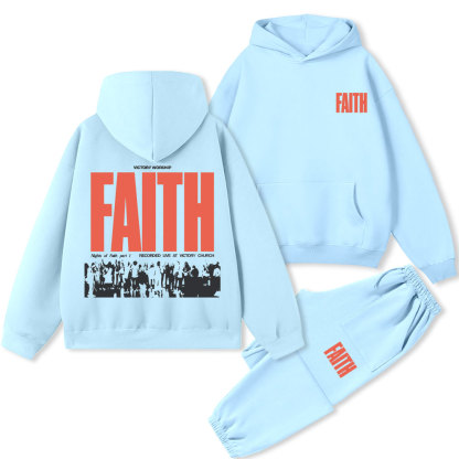 Faith Christian Premium Fleece Hoodie Set