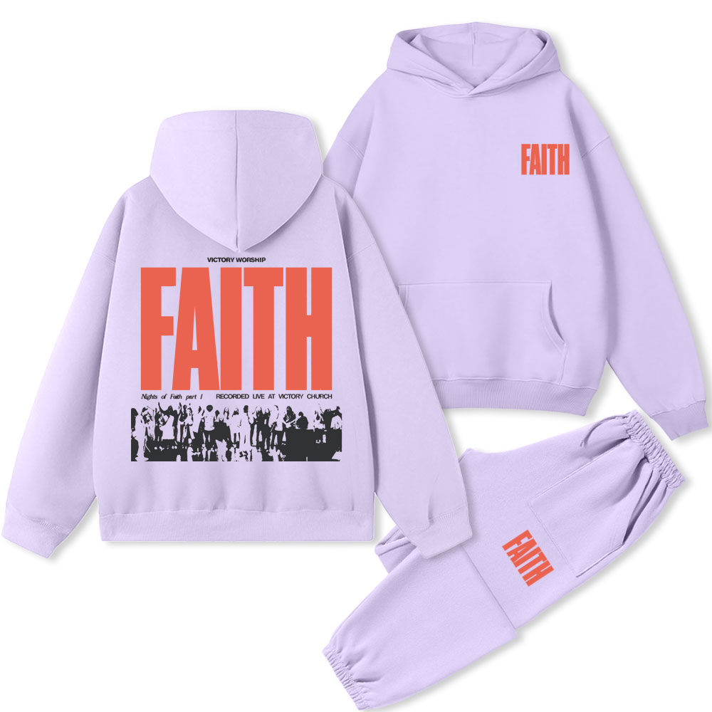 Faith Christian Premium Fleece Hoodie Set