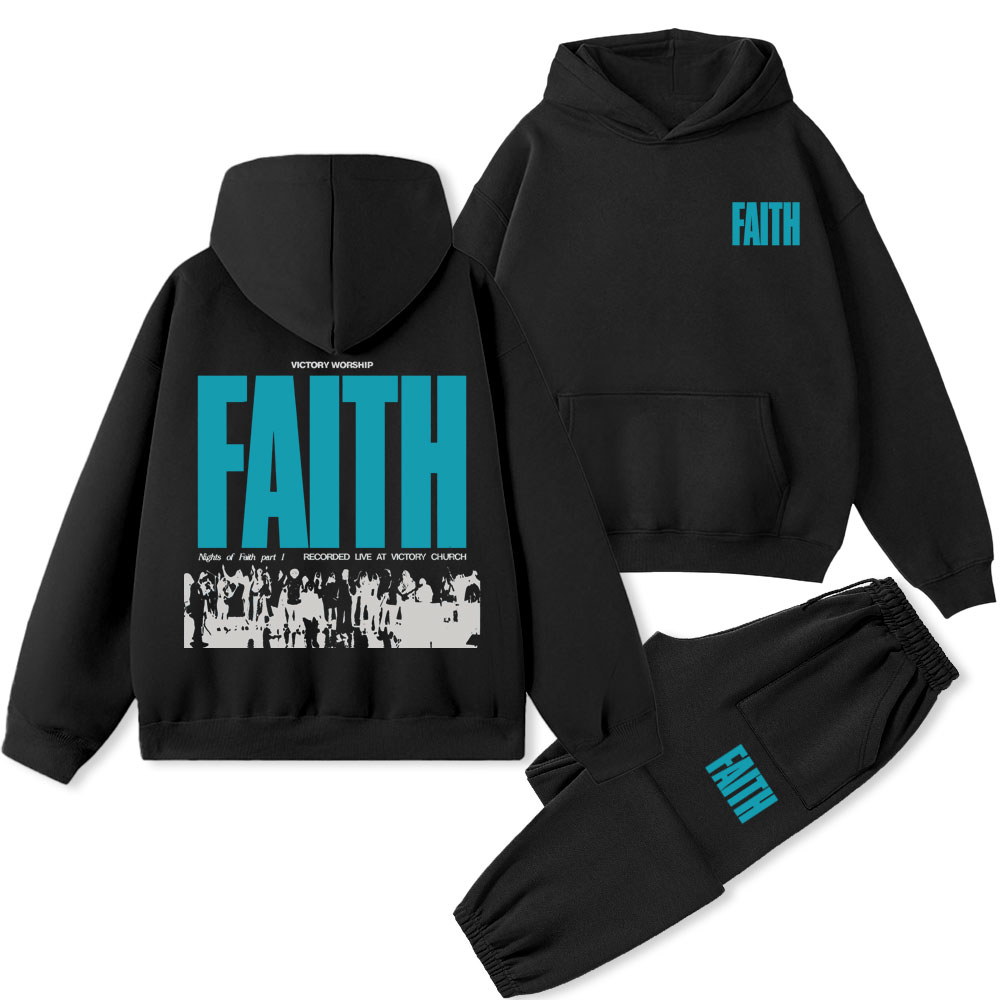Faith Christian Premium Fleece Hoodie Set