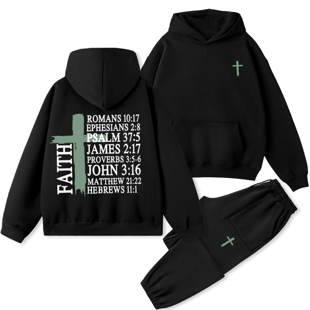Faith Christian Premium Fleece Hoodie Set