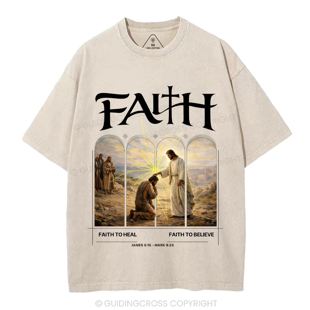 New-Sample Christian Washed T-Shirt Sale - GuidingCross