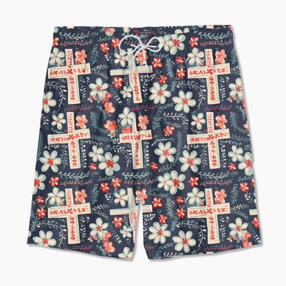 Faith Cross Boho Christian Hawaiian Shirt