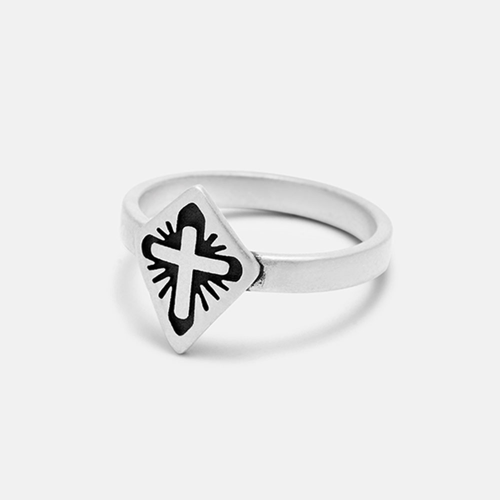 Faith Cross Christian 925 Sterling Silver Ring