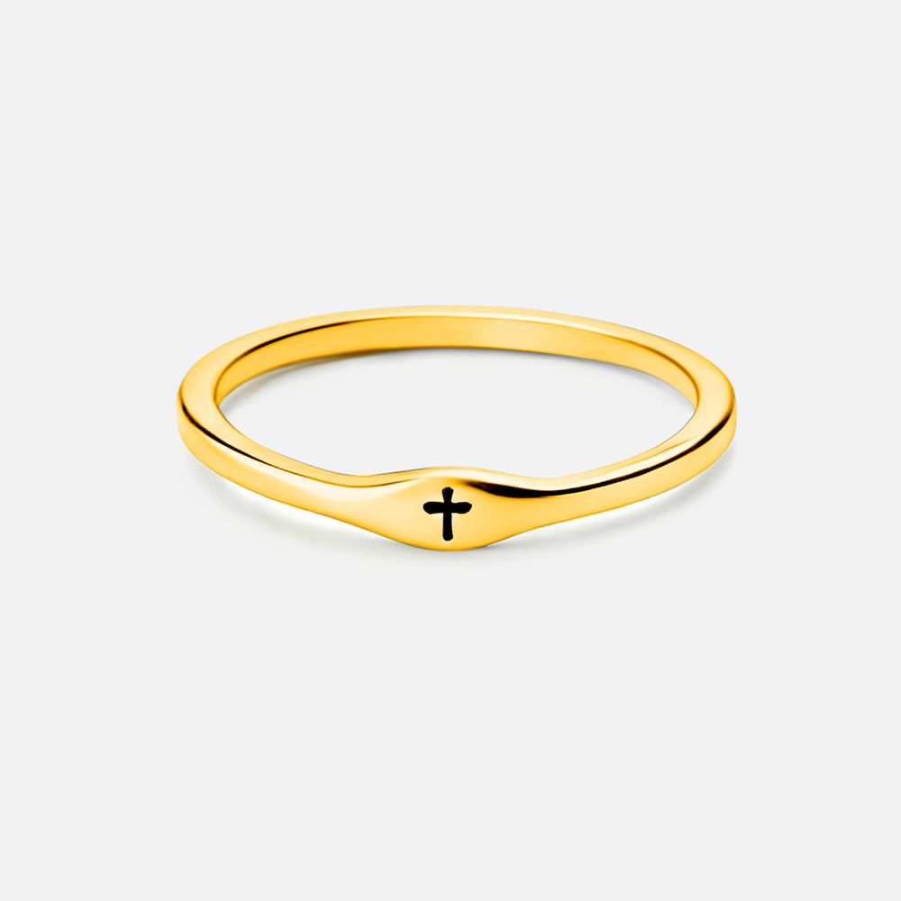 Faith Cross Christian 925 Sterling Silver Ring