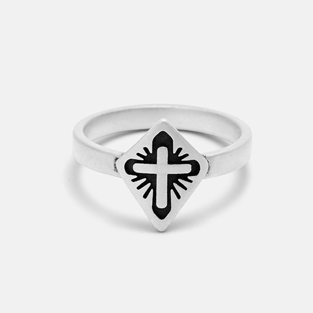 Faith Cross Christian 925 Sterling Silver Ring