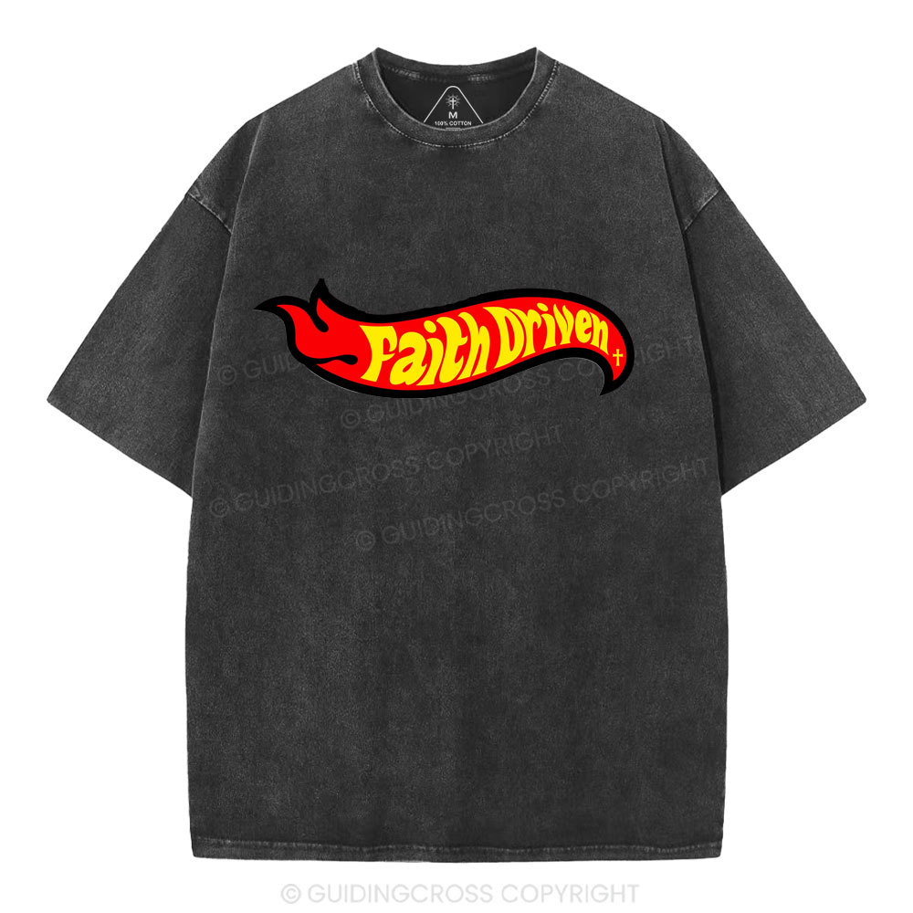 Faith Driven Christian Washed T-Shirt