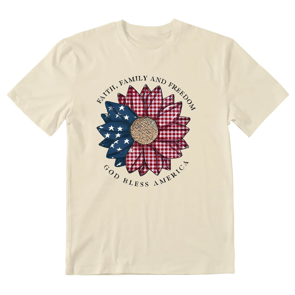 Faith Family And Freedom Christian T-Shirt