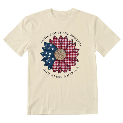Faith Family And Freedom Christian T-Shirt
