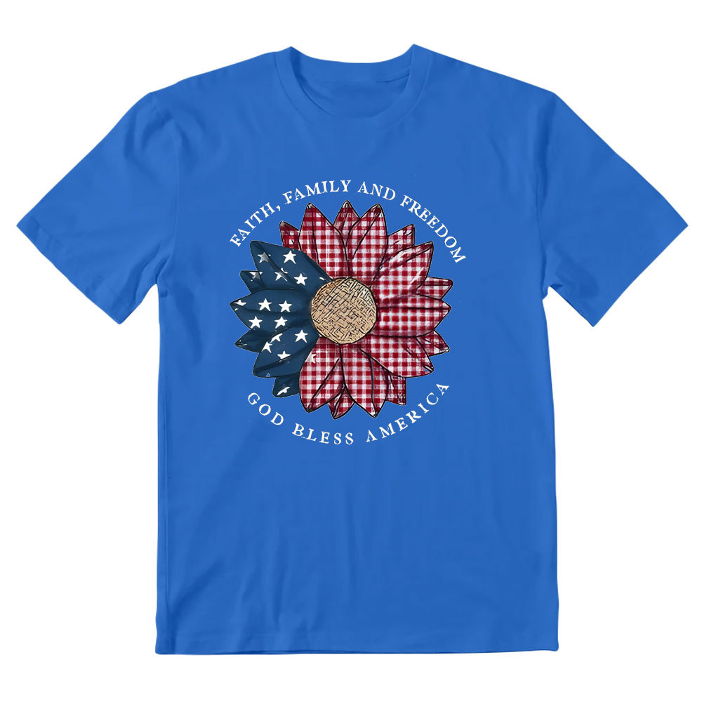 Faith Family And Freedom Christian T-Shirt
