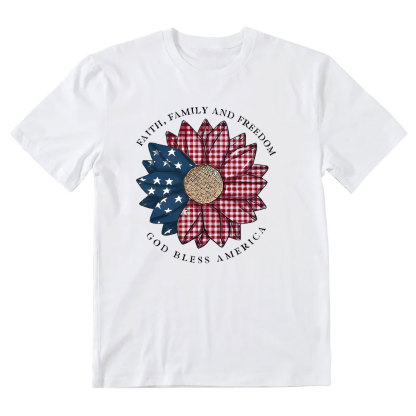 Faith Family And Freedom Christian T-Shirt