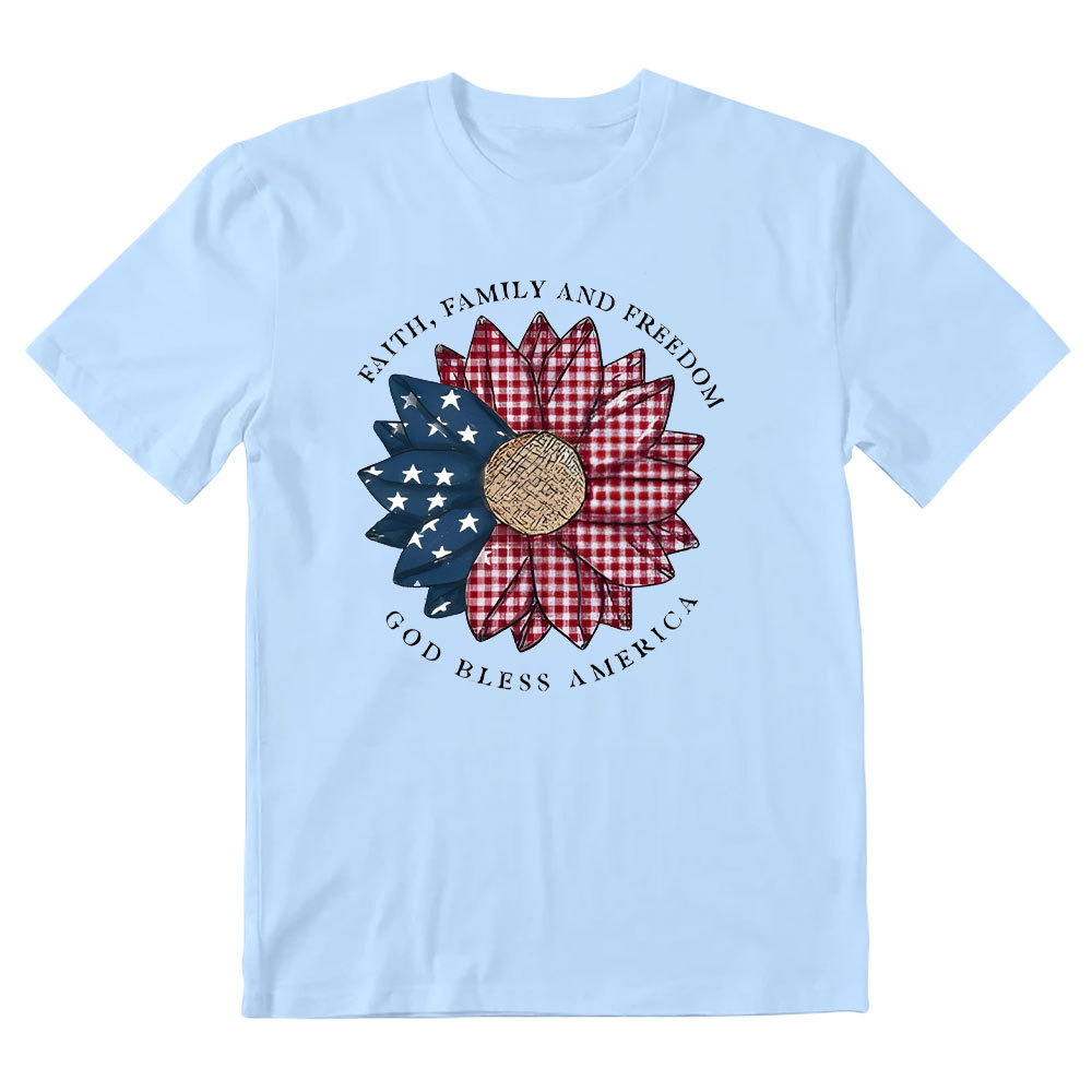 Faith Family And Freedom Christian T-Shirt
