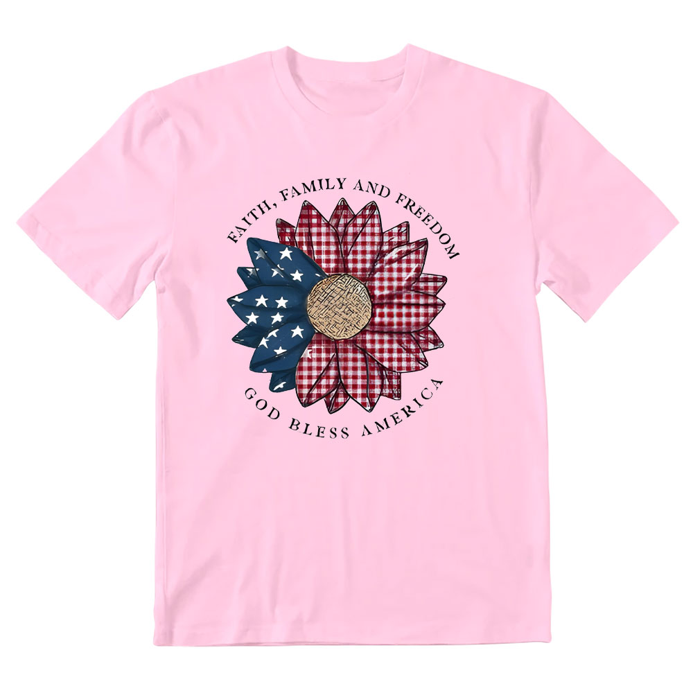 Faith Family And Freedom Christian T-Shirt