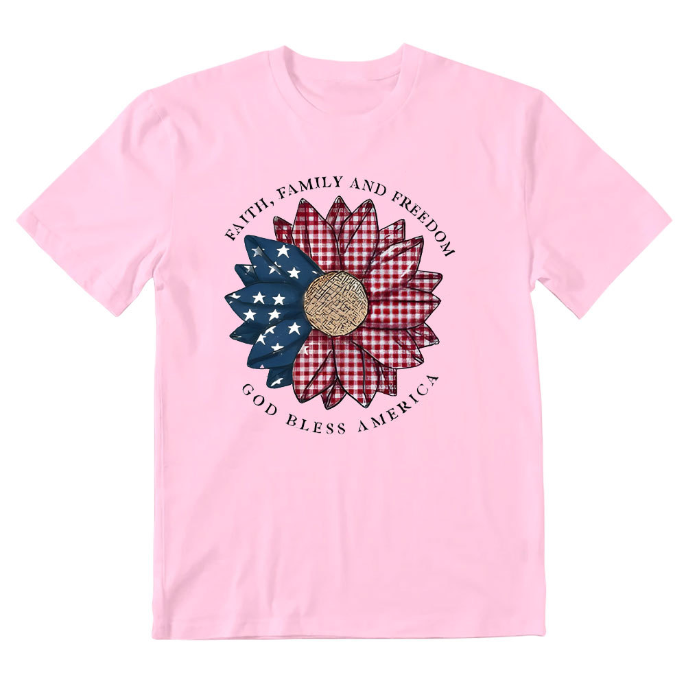 Faith Family And Freedom Christian T-Shirt