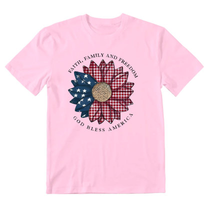 Faith Family And Freedom Christian T-Shirt