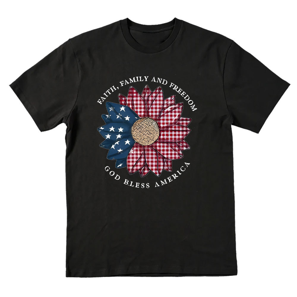Faith Family And Freedom Christian T-Shirt