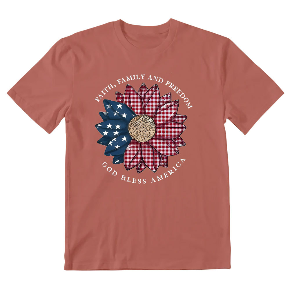 Faith Family And Freedom Christian T-Shirt