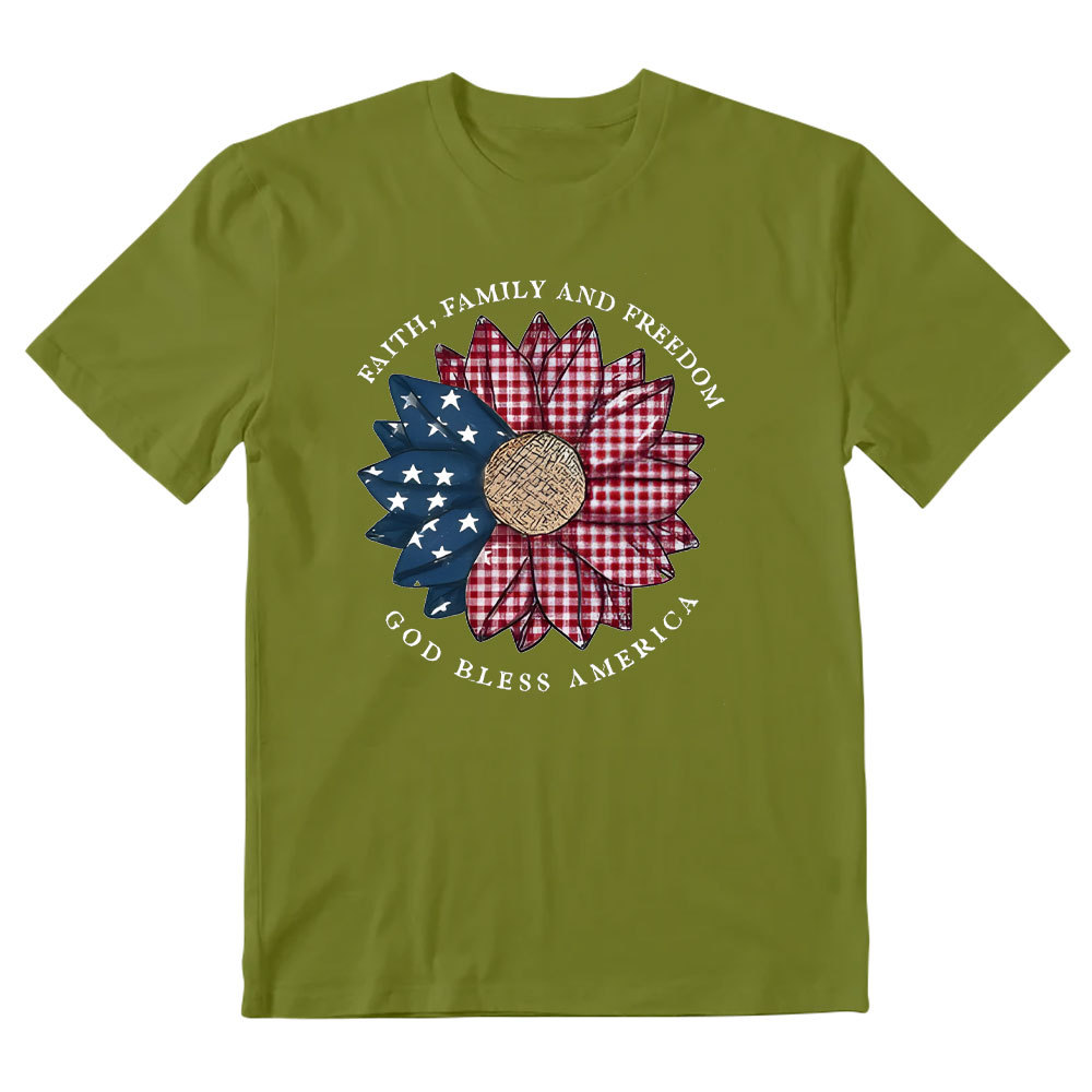 Faith Family And Freedom Christian T-Shirt