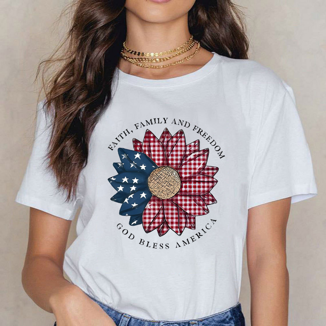 Faith Family And Freedom Christian T-Shirt