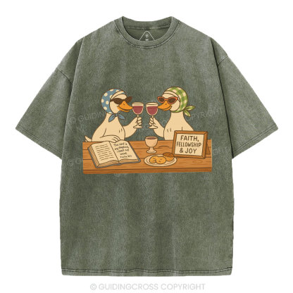 Faith Fellowship & Joy Christian Washed T-Shirt
