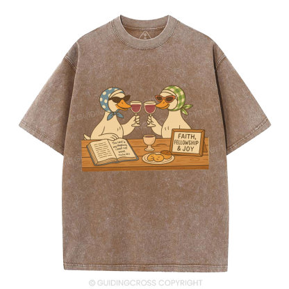 Faith Fellowship & Joy Christian Washed T-Shirt