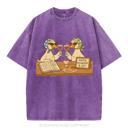 Faith Fellowship & Joy Christian Washed T-Shirt