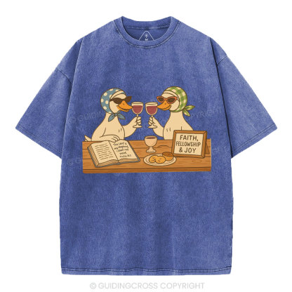 Faith Fellowship & Joy Christian Washed T-Shirt