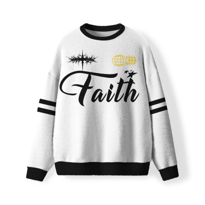 Faith Furry Christian Lightweight Sweater