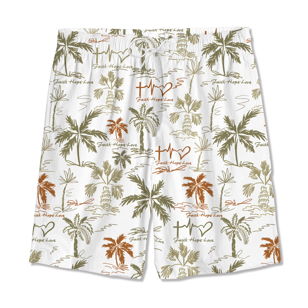 Faith Hope Love Christian Hawaiian Shirt 
