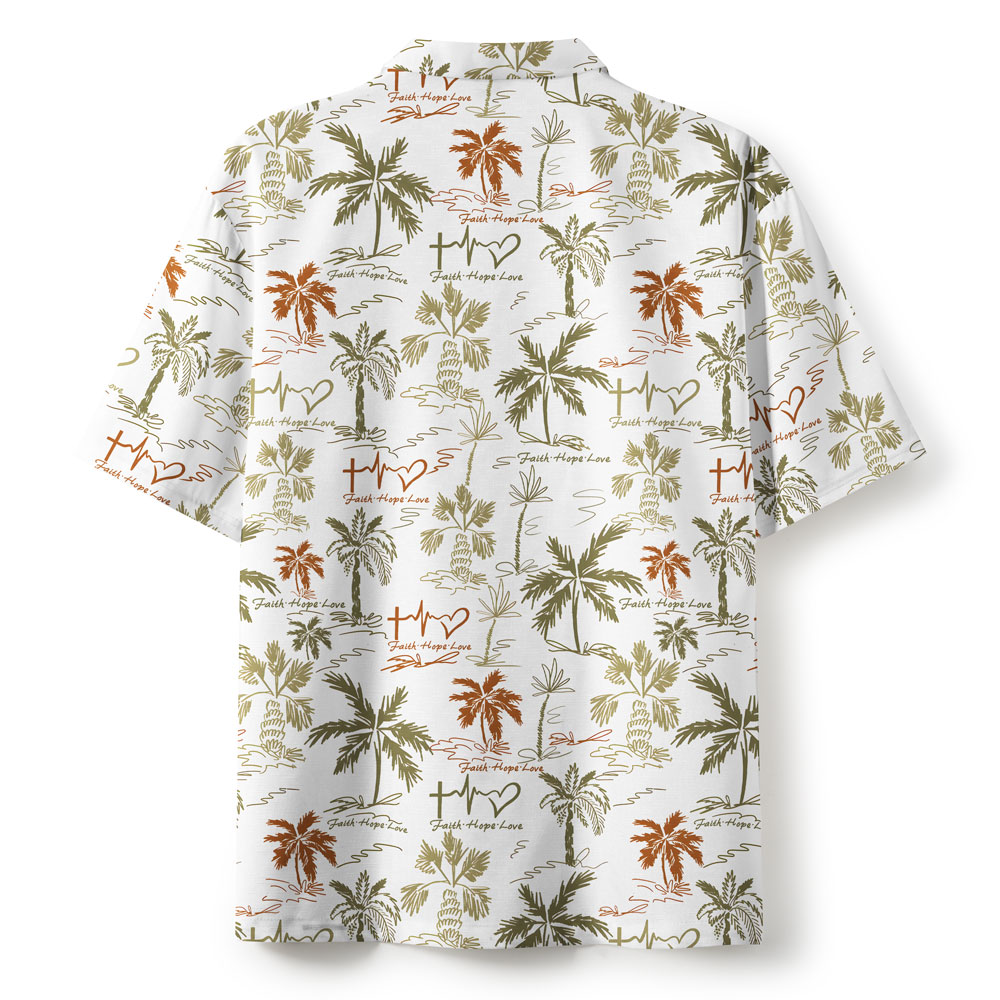 Faith Hope Love Christian Hawaiian Shirt 
