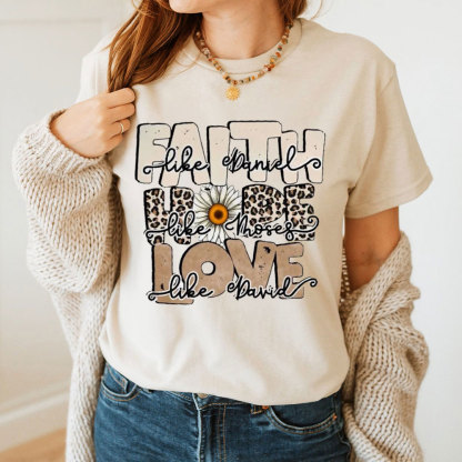 Faith Hope Love Christian T-Shirt